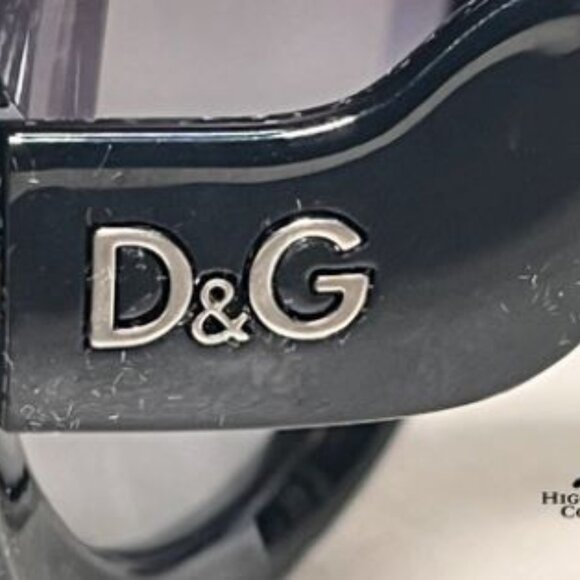 NEW DOLCE & GABBANA D&G 8063 501/8G GLOSSY BLACK 60-15-135 SUNGLASSES 3N W/ CASE - Picture 15 of 15